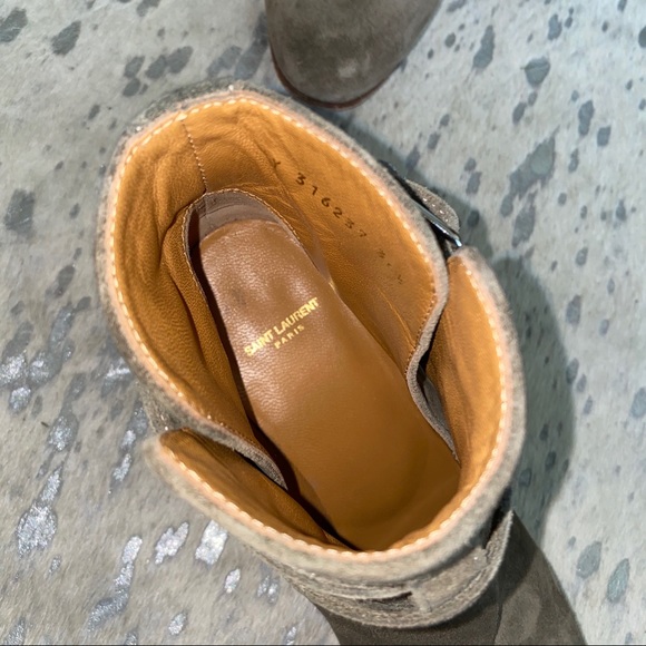 Sold 💕Saint Laurent Blake suede ankle booties - Picture 6 of 6